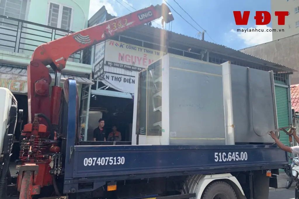 Thanh lý kho lạnh cũ bảo quản hoa quả