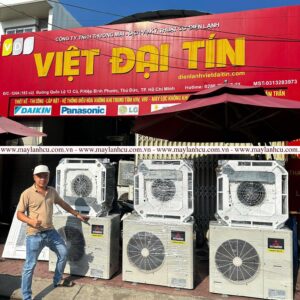 Máy lạnh cũ âm trần Mitsubishi electric