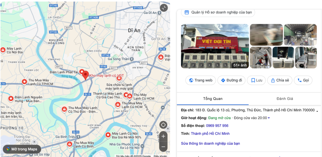 Sửa máy lạnh Quốc Lộ 13