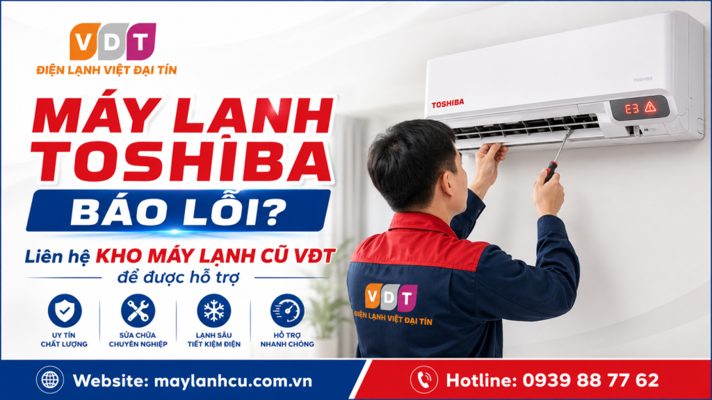 Máy lạnh Toshiba báo lỗi