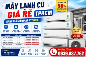 Máy Lạnh Cũ Giá Rẻ TPHCM