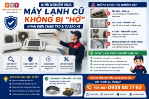 Kinh Nghiệm Mua Máy Lạnh Cũ Không Bị 'Hớ'